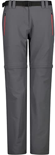 CMP Damen Zipp Off Hose, Campari-Grau,D36