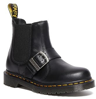 Dr. Martens womens 2976, Black Classic Pull Up, 5