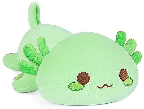 shownicer Plüschtier Axolotl Stofftier Kawaii Salamander , Kuscheltier Plüschkissen Spielzeug, Wurfkissen, Katze Plüsch Kissen, Schmusetier Geschenk Gefüllt für Kinder Mädchen Jungen