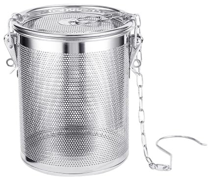 1 filtro de especias de acero inoxidable, filtro de té, colador de especias, bolsa de especias, adecuado para cocinar en la cocina y preparar té, especias, hojas de té o hierbas, etc.