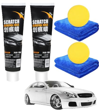 Auto-Kratzer-Reparaturpaste, Auto-Kratzer-Entferner, Auto-Kratzer-Entferner für die Entfernung von tiefen Kratzern auf dem Autolack (2Pcs)