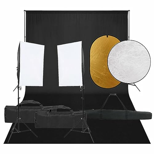 Lechnical Kit per Studio Fotografico con Set Luci, Fondale e Riflettore,Studio Foto,Fotografia,Illuminazione e Studio,Luci e Flash da Studio(SPU:3094759)