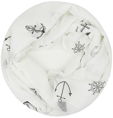 Glamexx24 Schal Damen Schlauchschal Langschal mit Muster Loop schal Loopschal Tuch Halstuch Rundschal Leicht