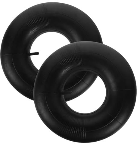 Yardenfun Camere D'aria Per Tosaerba 15x6.00-6 Set Da 2 Pezzi Compatibile Trattori e Carriole Materiale in Gomma Spessa Assorbimento Versatile