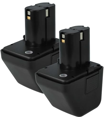vhbw 2X batería Compatible con Würth 0702915, 70291510, 0274193 Herramienta, Herramienta colocación Remaches Ciegos (2500 mAh, NiMH, 12 V)