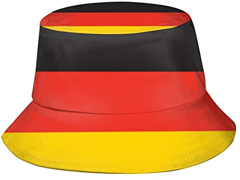 Unisex Fischerhüte Deutschland Flagge Fischerhut Klassische Anglerhut Premium Strandkappe Für Urlaub Ausflüge Wandern