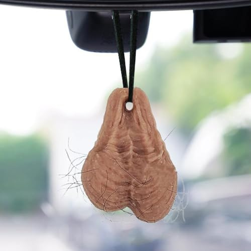 Lustige 3D Penis Ornament Kugelkugeln Anhänger für Auto Rückspiegel Hängende Sil Dekoration Spoof Zubehör Baum Weihnachten