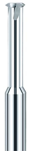 IUBPWMS 1 Stück CNC-Schaftfräser, 60 Grad Wolframkarbid-Einzelzahn-Spiralfräser M2 M2,5 M3 M4 M5 M6 M8 Gewindefräser metrischer Fräser for Stahl, Aluminium(M6x1.0 Aluminum)