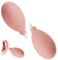 OPVYAEU 2 Pièces Poire Lavement Oreilles, Poire Oreille Bouchon Adulte Enfant avec Sac Tissé Poire Effilée pour Nettoyer les Oreilles Seringue oreille Utiliser pour Nettoyage des Oreilles(rose)