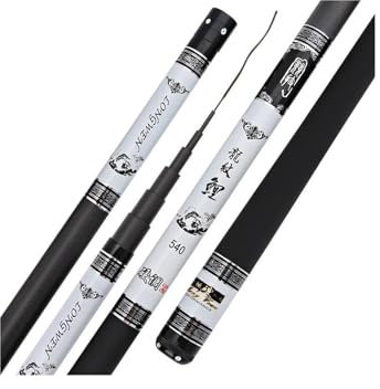 YZWHKJ Fliegenfischen Rute Teleskop Power Hand Pole Angelrute 3,6 M/3,9 M/4,5 M/5,4 M/630cm/7,2 M/8 M/9 M/10 M Stream Stange(10M)