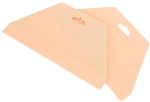 NUOBESTY 2pezzi Strumento Per Lisciare La Carta Da Parati in Plastica Per Applicazione Pellicole Autoadesive Utensile Per Rimuovere d Aria Per Lavori Rivestimento e Decorazione