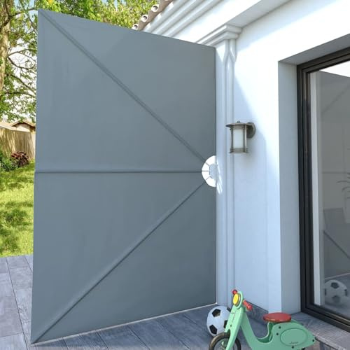 Vopese Toldo Plegable de Terraza: Protección UV y Ahorro de Espacio, Color Gris, 300x200 cm