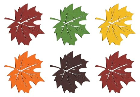 Sottobicchiere in feltro, motivi decorativi, 6 pezzi, antiscivolo, in tessuto assorbente, sottobicchieri, design per tavolino e ufficio, decorazione casa, ufficio, appartamento, cucina, sala da pranzo