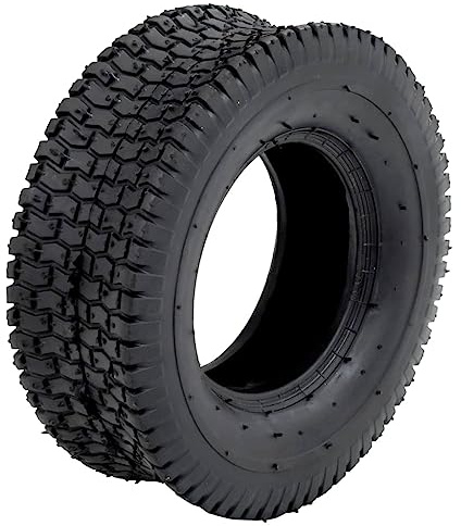 Mangloder Pneumatico per carriola, 13 x 5.00-6 4PR in gomma antiforatura, diametro esterno 30 cm, portata 140 kg, per carriola, carriola, giardino, edilizia, cortile, agricoltura, trasporto all'aperto