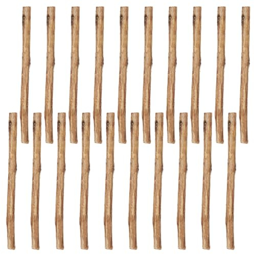 Toddmomy 120 st trästockar för hantverk: 10 cm trästockar - naturliga kvistar för gör-det-själv-hantverk, rustikt hem, bröllopsdekor, fotorekvisita, skolprojekt, vasfyllning