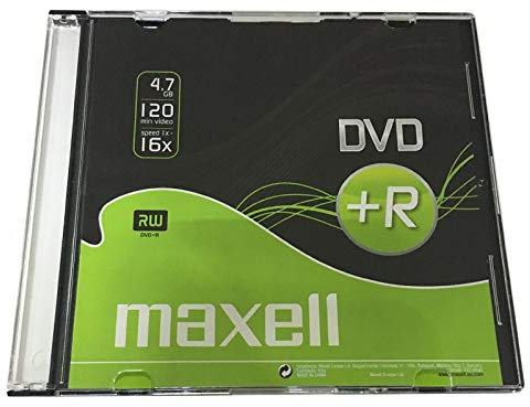 Maxell DVD+R 4.7GB 4SPEED - blank CDs (179 x 181 x 5 mm, DVD-RW, DVD-ROM)