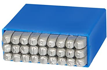 GRAVUREM-S Standard Schlagbuchstaben Schlagstempel, Prägestempel, Einschlagbuchstaben - Buchstaben A-Z,& / 1mm