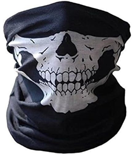 DTOL Skull Balaclava Bandana Bike Motorcycle Helmet Neck Face Mask Paintball Ski Mask