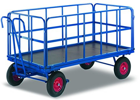 Variofit Handpritschenwagen mit 4 Stahlrohrgitterwänden zu-45101