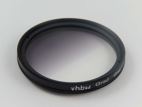 vhbw Filtre gradué de Couleur Universel Compatible avec Les objectifs de 40,5mm - Filtre dégradé Gris