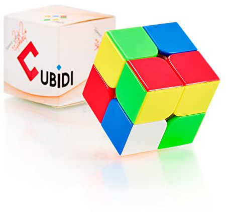 CUBIDI Cubo Magico Speedcube Con Caratteristiche Ottimizzate Per Lo Speed Cubing - per Principianti Ed Esperti Adesivo Non Incluso Cubo di Rubik 2x2 - Tipo Sydney