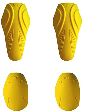 Set di 4 protezioni per gomiti e spalle certificate CE livello 2, omologate livello 2, protezioni per spalle e gomiti da motociclista per giacche e pantaloni da moto.