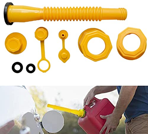 DAZZLEEX Kit ugelli Serbatoio Gas, Kit di sfiato ugello beccuccio tanica di Ricambio per taniche Vecchio Stile in plastica