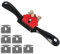 Litinliv Cepilladora de Madera Manual, Cepillo de Carpintero con 6 Pcs Cuchillas, Herramienta para Carpintero, Spokeshave Ajustable, Perfecta para Trabajos de Madera, Madera