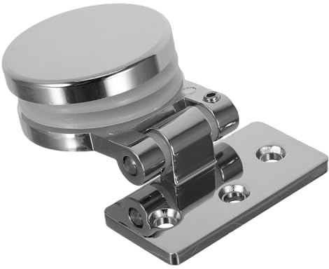 Healeved 2pièces Charnières pour Porte de Douche Verre Pivotantes à Fixation Ronde Quincaillerie Métallique de Rechange pour Paroi de Douche