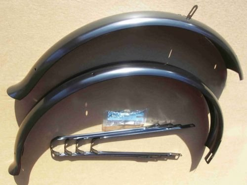 Classic Cycle Schutzbleche Ducktail 26 Zoll schwarz 67 mm