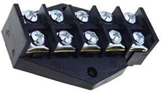 W-10178 Klemmleiste Schraubklemme Wege: 5 10mm2 Klemmen: 10 400V PLASTROL