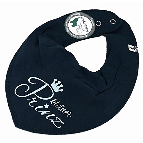 Elefantasie Halstuch mit Spruch Kleiner Prinz oder kleine Prinzssin für Baby oder Kind Verschiedene Ausführungen