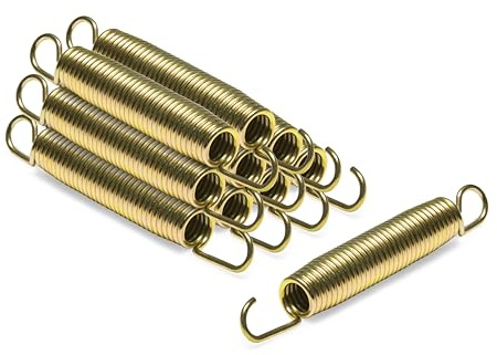 Salta - Federn - Geeignet für Rechteckige Trampolin - Set mit 10 Stück - 165 mm - Gold