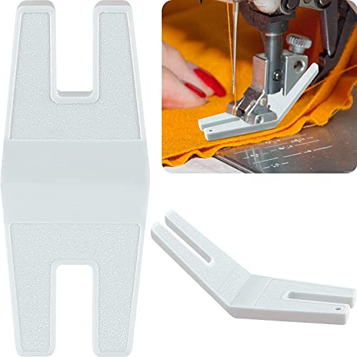 Generico Soletta Jeans Strumento per Piedino Premistoffa per Macchina da Cucire Cuciture Spesse Ingombranti Piedino in Plastica Guida per Cucitura Accessori per Il Cucito per Ricamo | 2 Pezzi