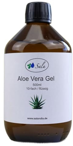 Sala Aloe Vera Gel 10 fach flüssig 500 ml Glasflasche