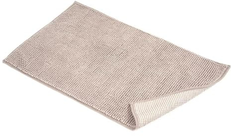 Riad Arredo Tappeto Bagno Morbido in Microfibra Assorbente Antiscivolo - Tappetini Scendi Doccia Asciugaveloce Pratico Varie Misure (50 x 80 cm, Beige)