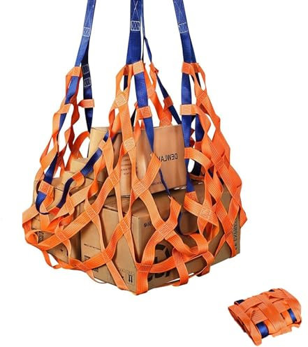 Hangendes Hebenetz - Flaches Nylonnetz, Anhängernetz, Schutznetz Garten, Cargonetz Heavy Duty, Für Treppenhebungsnetz, Frachtnetz, Anpassbar, Last 0,3-3,5 Tonnen ( Size : 4 X 4M/Mesh 20cm/Load 3.5t )