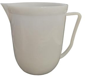 DIAH DO IT AT HOME Plastic Big Jug Measuring Mixing Jug with Handle and Spout- Home Brewing Kitchen Tool (1 L)