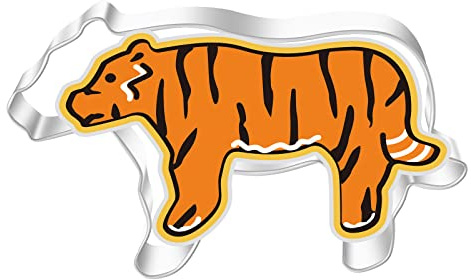 Cookie Cutters Biscuit Moulds Animal Tiger Stainless Steel Material Cookie Molds Baking Accessories for Baking Stainless Steel Biscuit Cutters