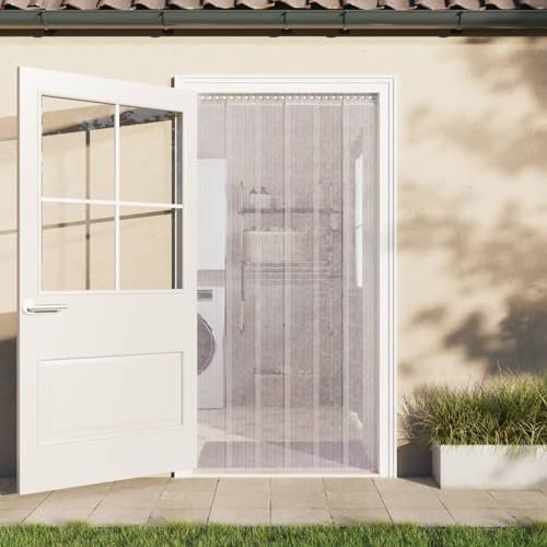 LAPOOH Türvorhang Transparent 200x1,6 mm 50 m PVC, Türvorhang Kälteschutz, Thermofolie Fenster, Kälteschutzvorhang, Thermo Vorhänge Gegen Kälte, Wärmeschutzvorhang Tür 153862