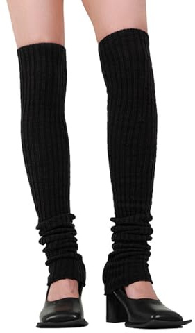 TeeYee Damen Stulpen Bequeme Beinwärmer Beinstulpen | Strumpf,Winter Warme Kniewärmer,Lange Gestrickt,für Fitness,Yoga,Ballett,Custume