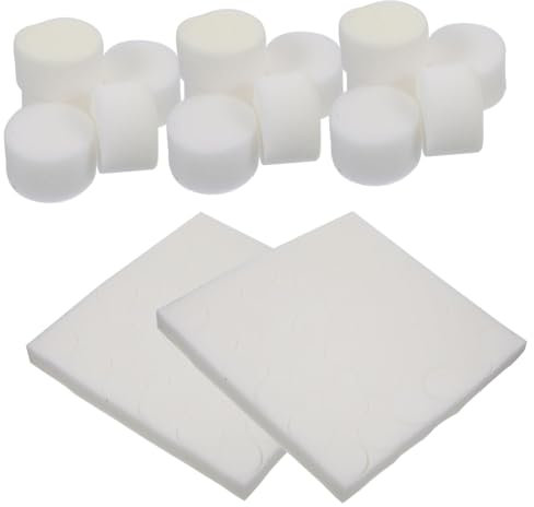 SEWOART Lot de 100 Éponges de Culture Hydroponique Blanches, Réutilisables et Respirantes, pour Semis de Haricots et Légumes Verts, Potager Intérieur