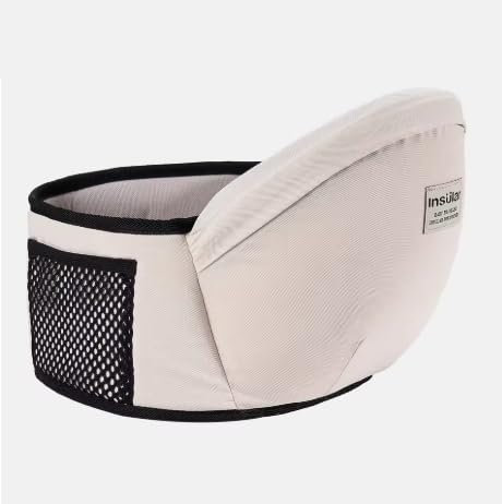 CuddleSteps - Baby Hüftsitztrage Verstellbarer Taillenhocker Lauflernhilfe Baby Sling Hold Taillengurt Rucksack Hüftgurt Kinder Verstellbarer Säugling Hüftsitz (Grau)
