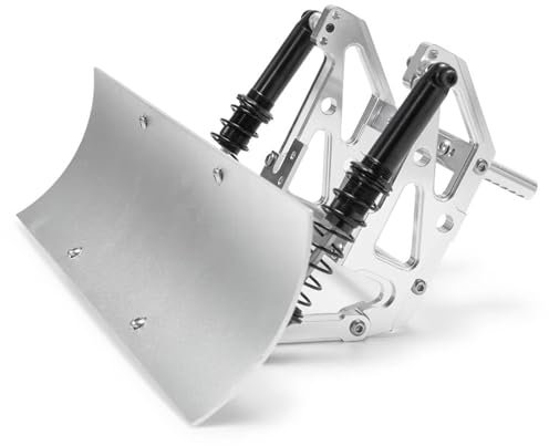 YONMFRDS Piezas Coche RC para Axial para SCX10 II 90046 90047 90028 90027 para TRX-4 1/10 Pala Quitanieves con Hoja Metal Coche Trepador Control Remoto Modelo Piezas Mejora Accesorios Decoración