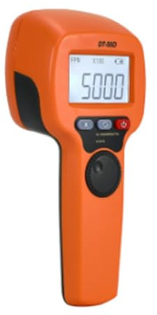 Pluuttiem Estroboscopio Digital de Mano Que Mide Entre 60 y 49 999 RPM, Tacómetro Estroboscópico Sin Contacto, Tacómetro de Alta Precisión del 0,001%