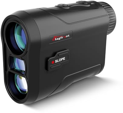 Golf Rangefinder with Slope, 1000 Yards Range Finder Golf, 6X Magnification, Flag Locking Vibration, Rechargeable Laser Range Finder