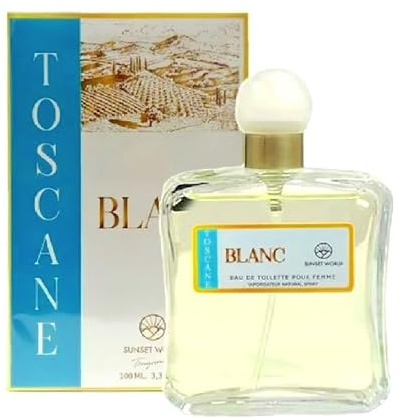 Toscane Blanc Eau de Toilette Intense 100 ml – Profumo Donna Latte, Vaniglia e Caramello, Fragranza Dolce e Cremosa, Lunga Durata