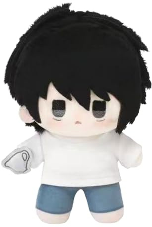 Zhongkaihua 15CM L Lawliet Plush Pendant Anime Pillow Cushion Stuffed PP Cotton Keychain Car Bag Home Decoration Pendant for Fans