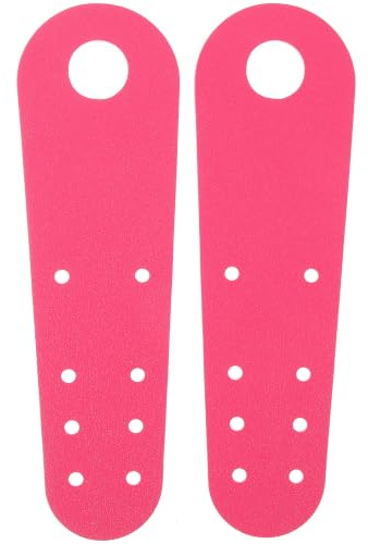 Garneck Protège-Orteils en Cuir Rose pour Patins à roulettes, Facile à Nettoyer et Protection Solide, Accessoires pour Rollers Fille, 1 Paire