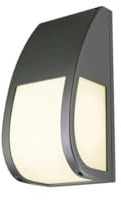 SLV Wandaufbauleuchte KERAS ELT/Beleuchtung für Wände, Wege, Eingänge, LED Spot außen, Aufbau-Leuchte Outdoor, Gartenlampe / E27 IP54 25W anthrazit